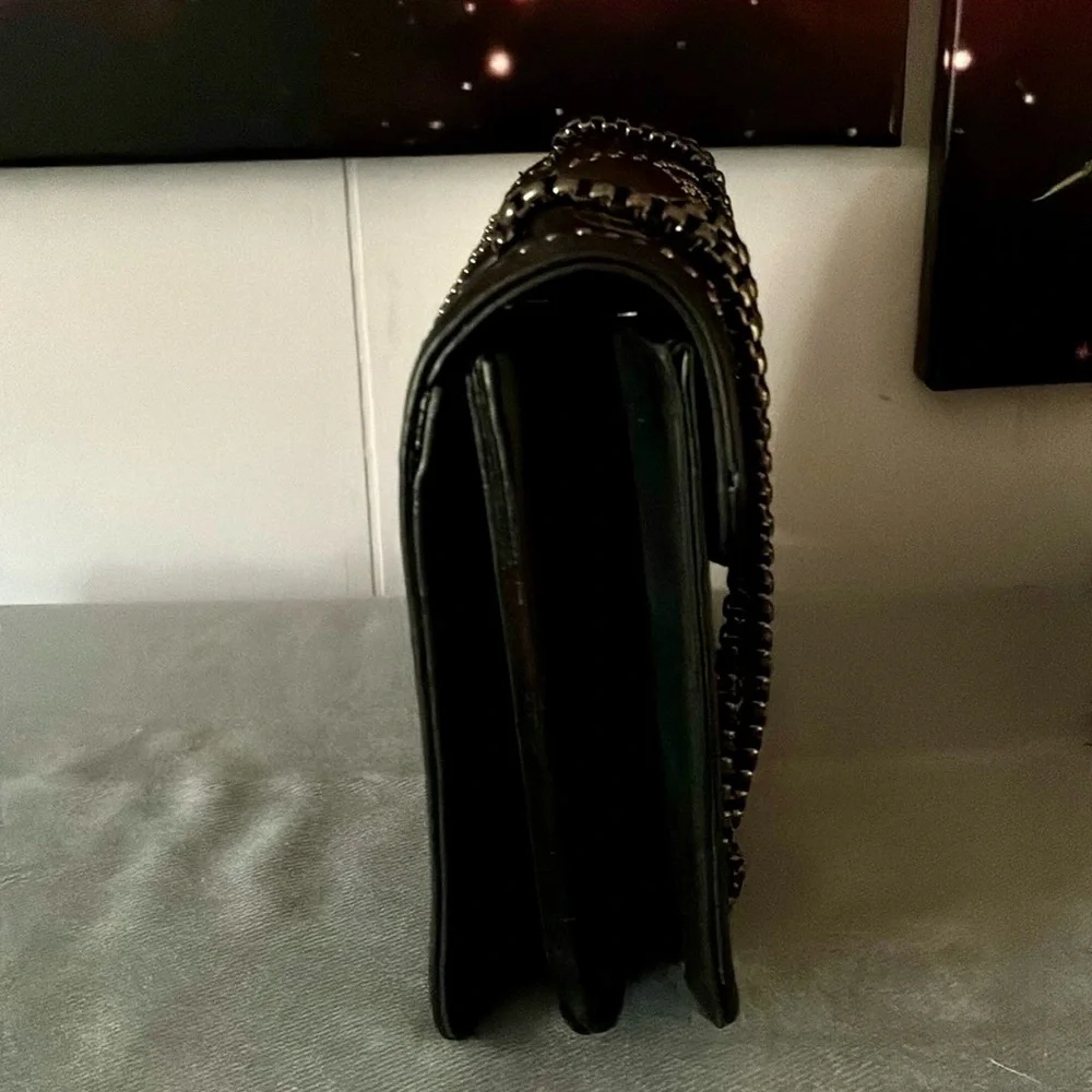 Black Studded Handbag/Crossbody