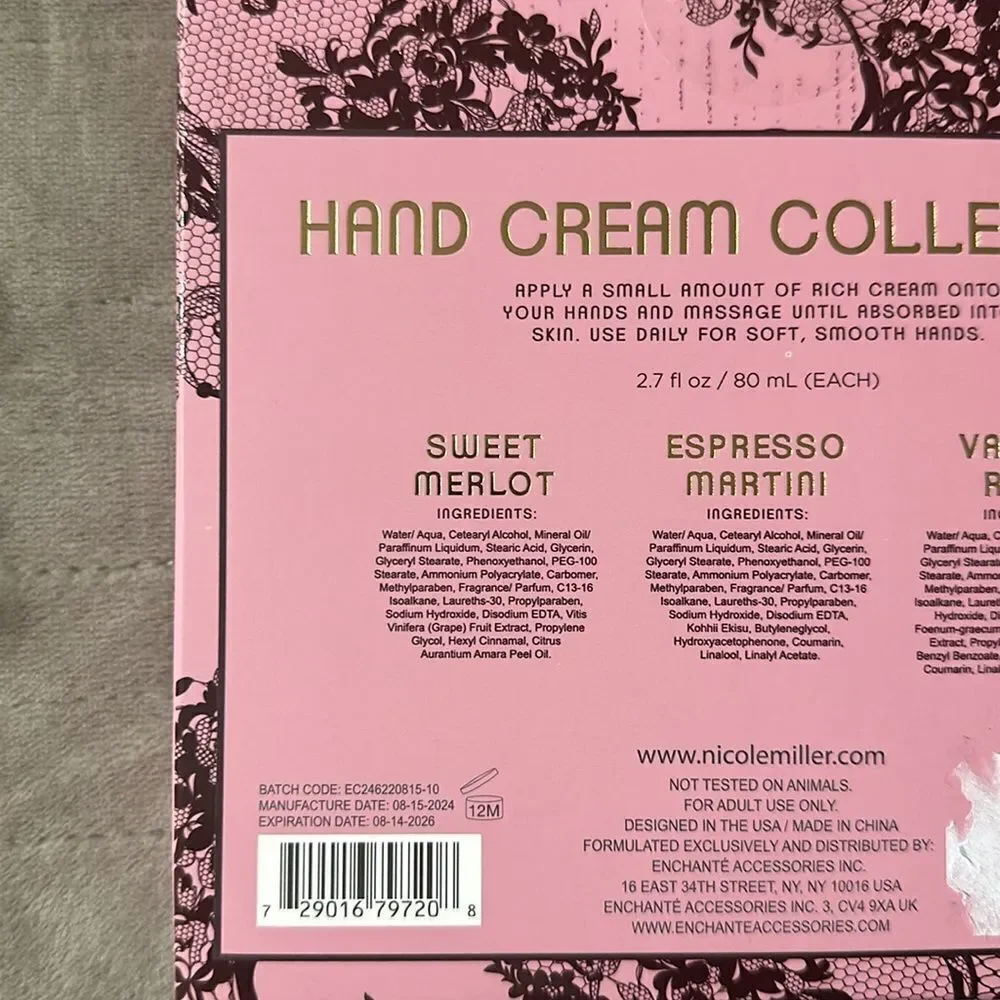 Nicole Miller new packaging