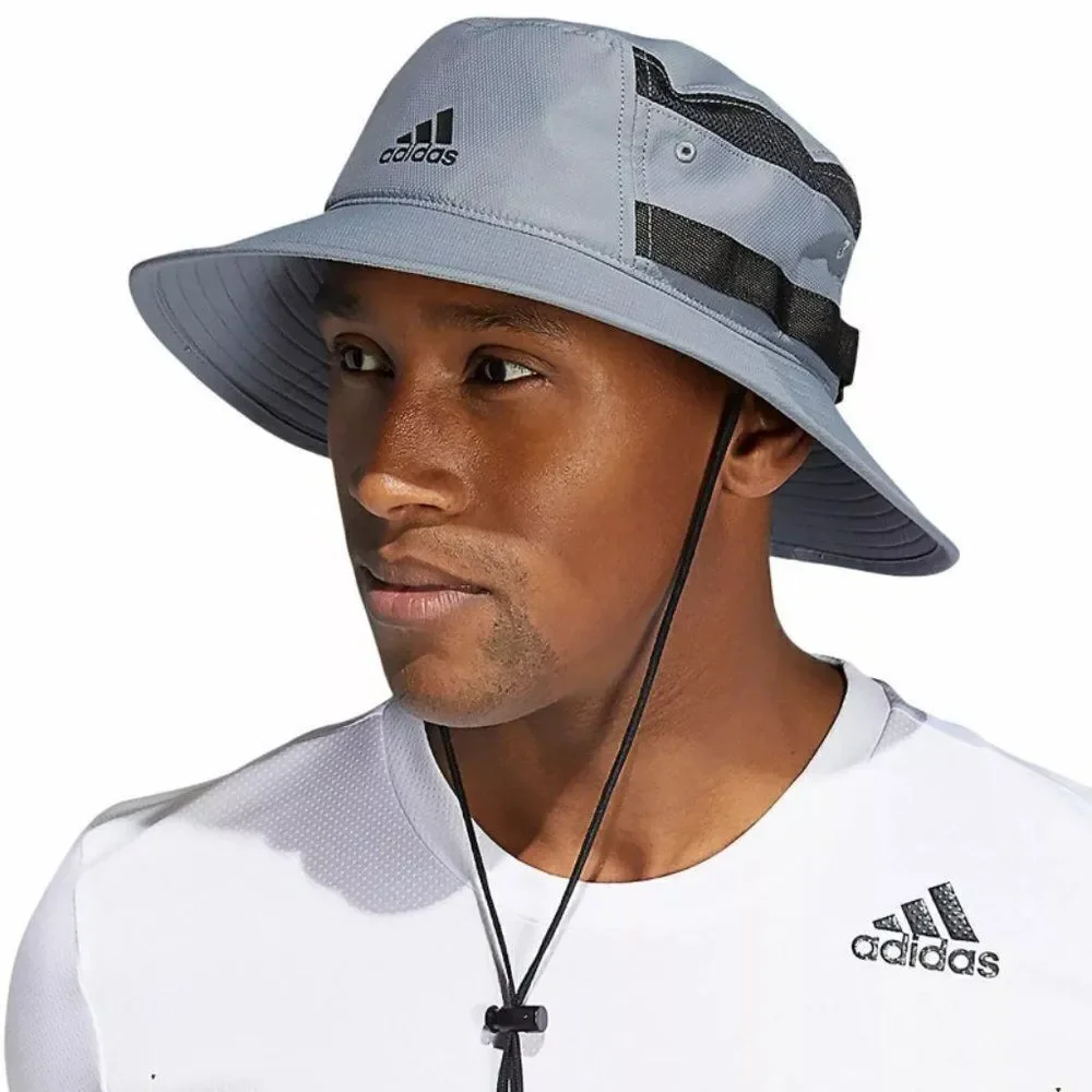 Men's Adidas Victory III Bucket Hat, Size: Large/XL, Med Grey