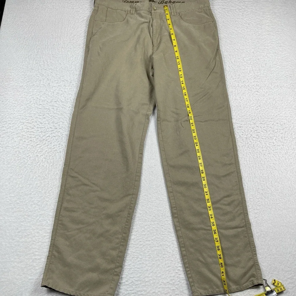 Tommy Bahama Pants Mens 38 Beige Travel Resort Beach Work Slacks‎ Trousers Work