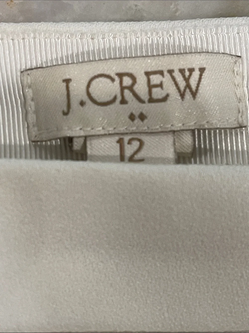 J.Crew Mini Skirt in Double Crepe size 12