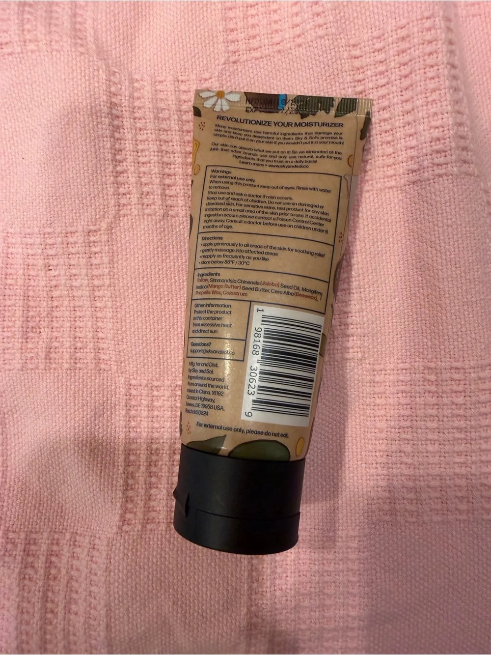 Sky&Sol oil use pink