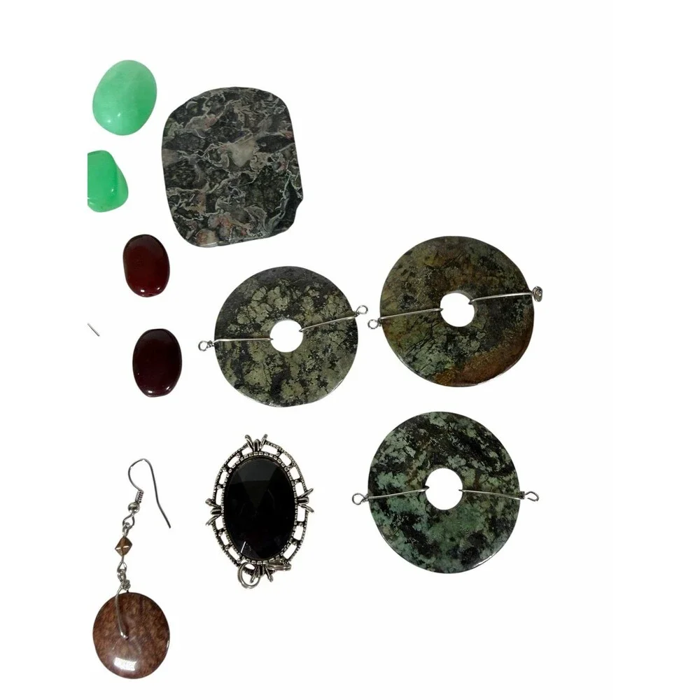 Lot of assorted beads and earrings for Jewelry Making