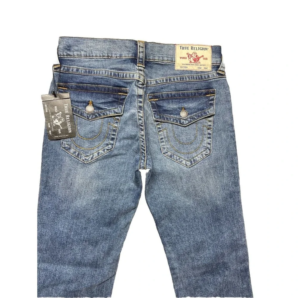 True Religion Rocco Relaxed skinny Flap SN Men's Jeans Size 31x34