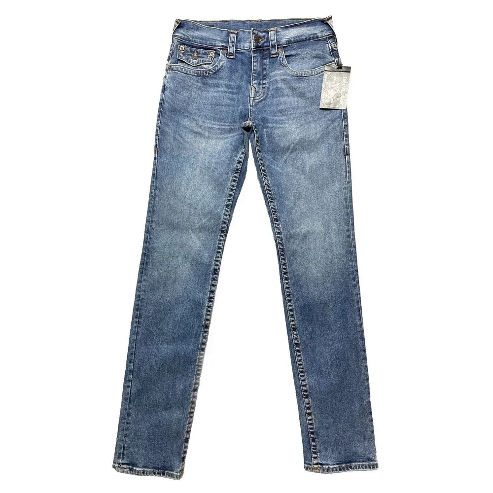 True Religion Rocco Relaxed skinny Flap SN Men's Jeans Size 31x34