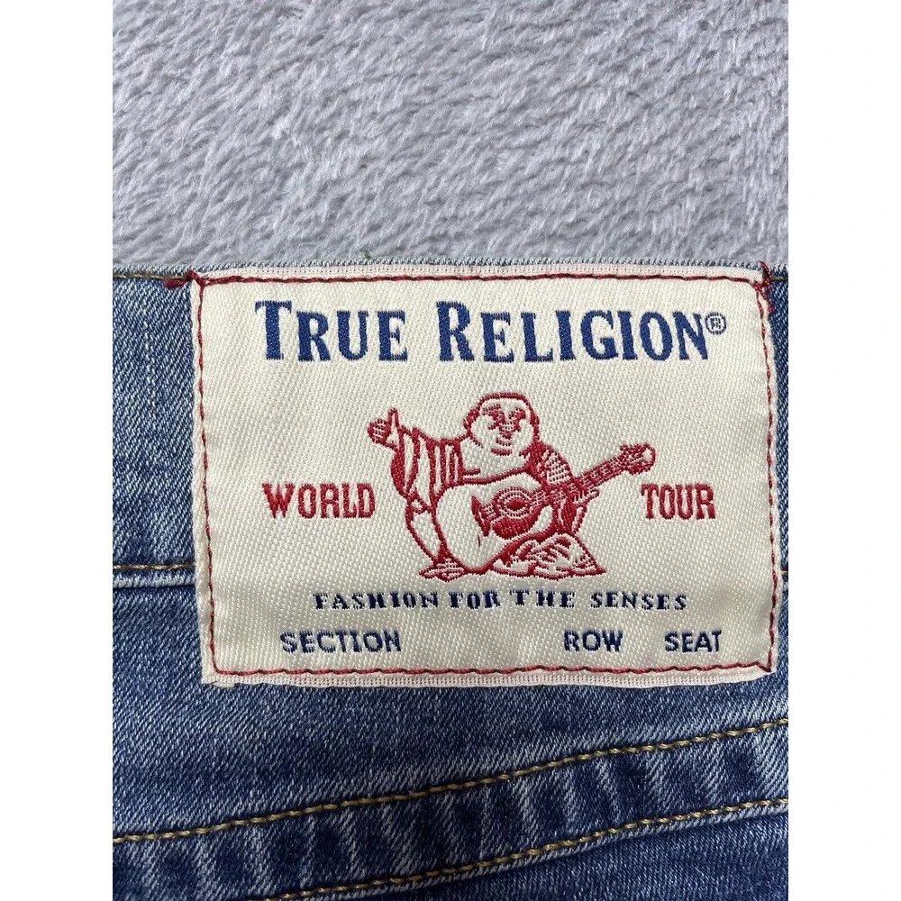 True Religion Rocco Relaxed skinny Flap SN Men's Jeans Size 31x34