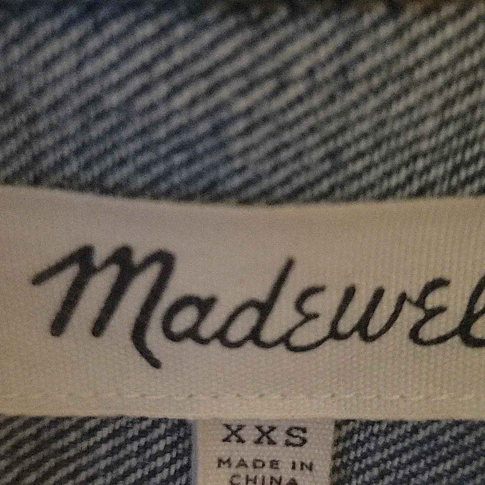 Madewell stretch blue