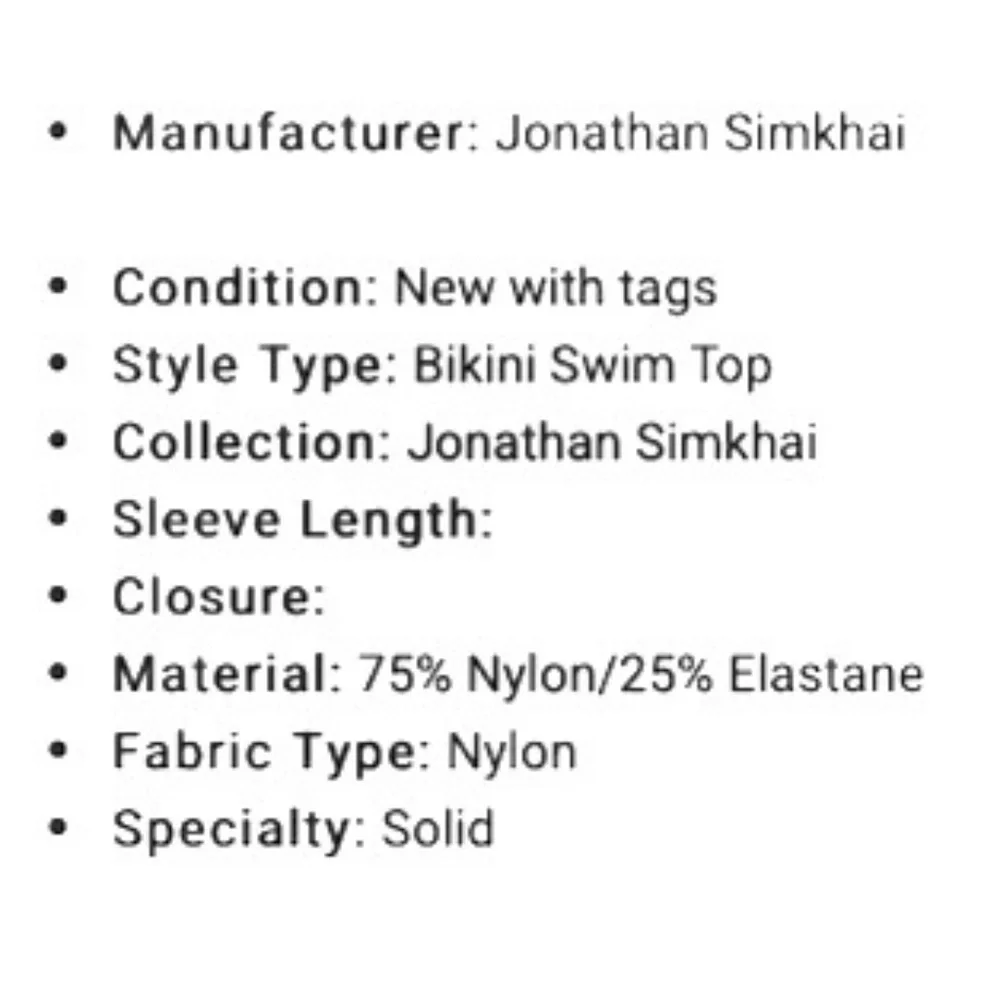 Jonathan Simkhai jonathan simkhai