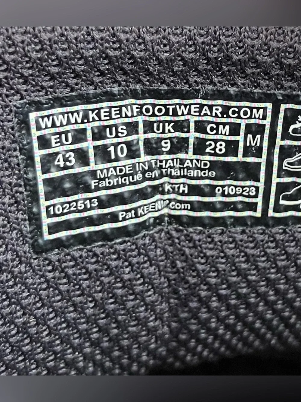 Keen men’s size