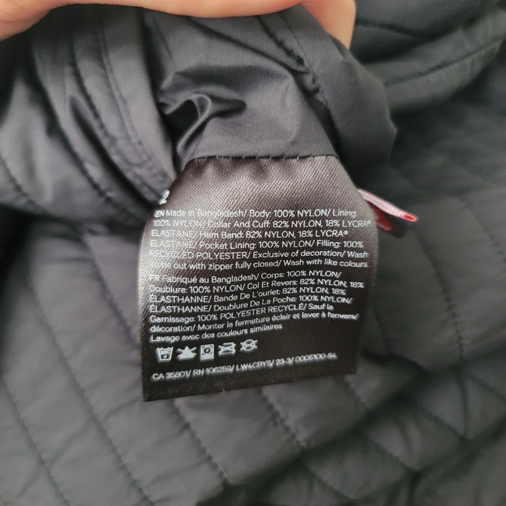 Lululemon Reversible Non-Stop Bomber Jacket LW4CBYS Size 2 In Black
