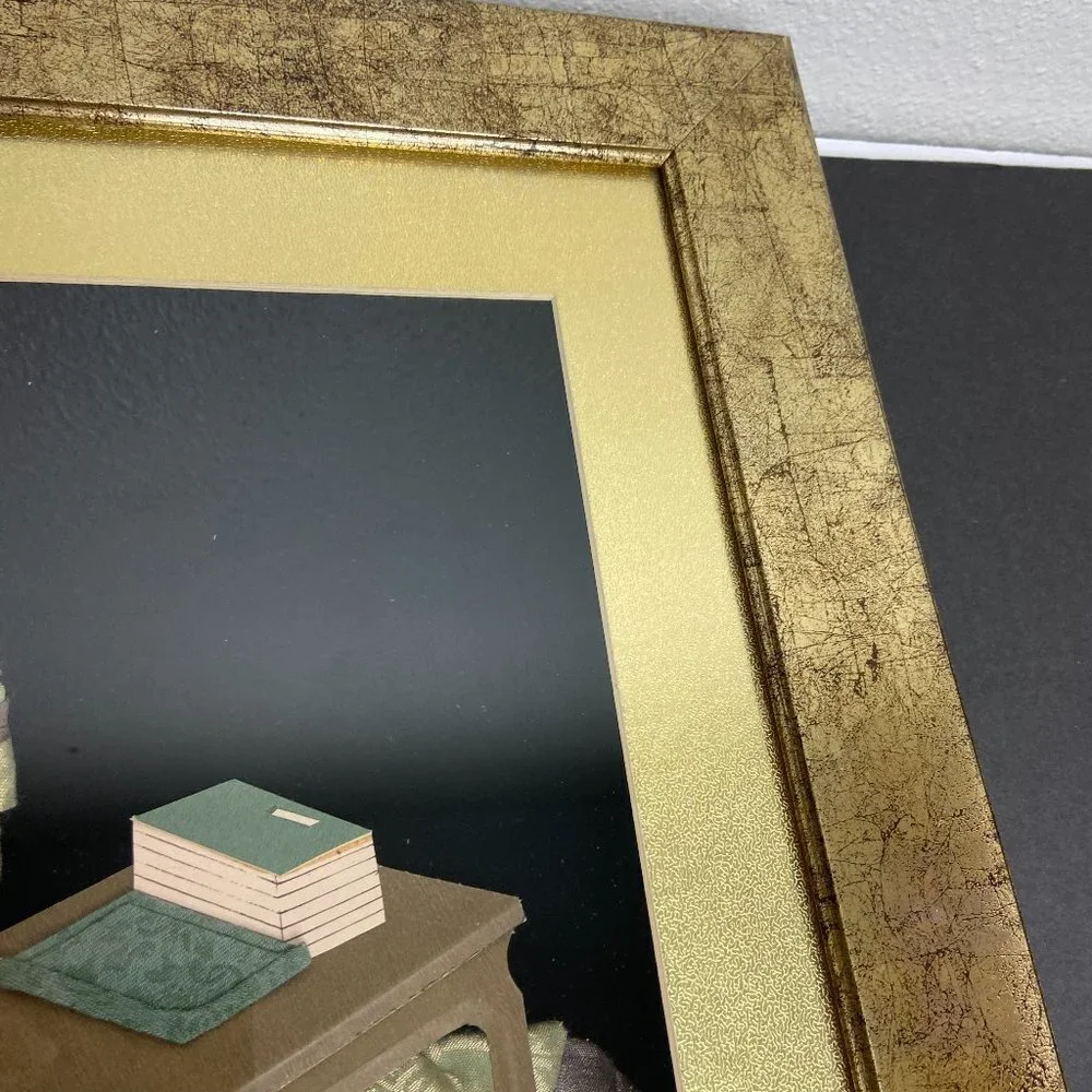 3D Geisha Shadow Box 17