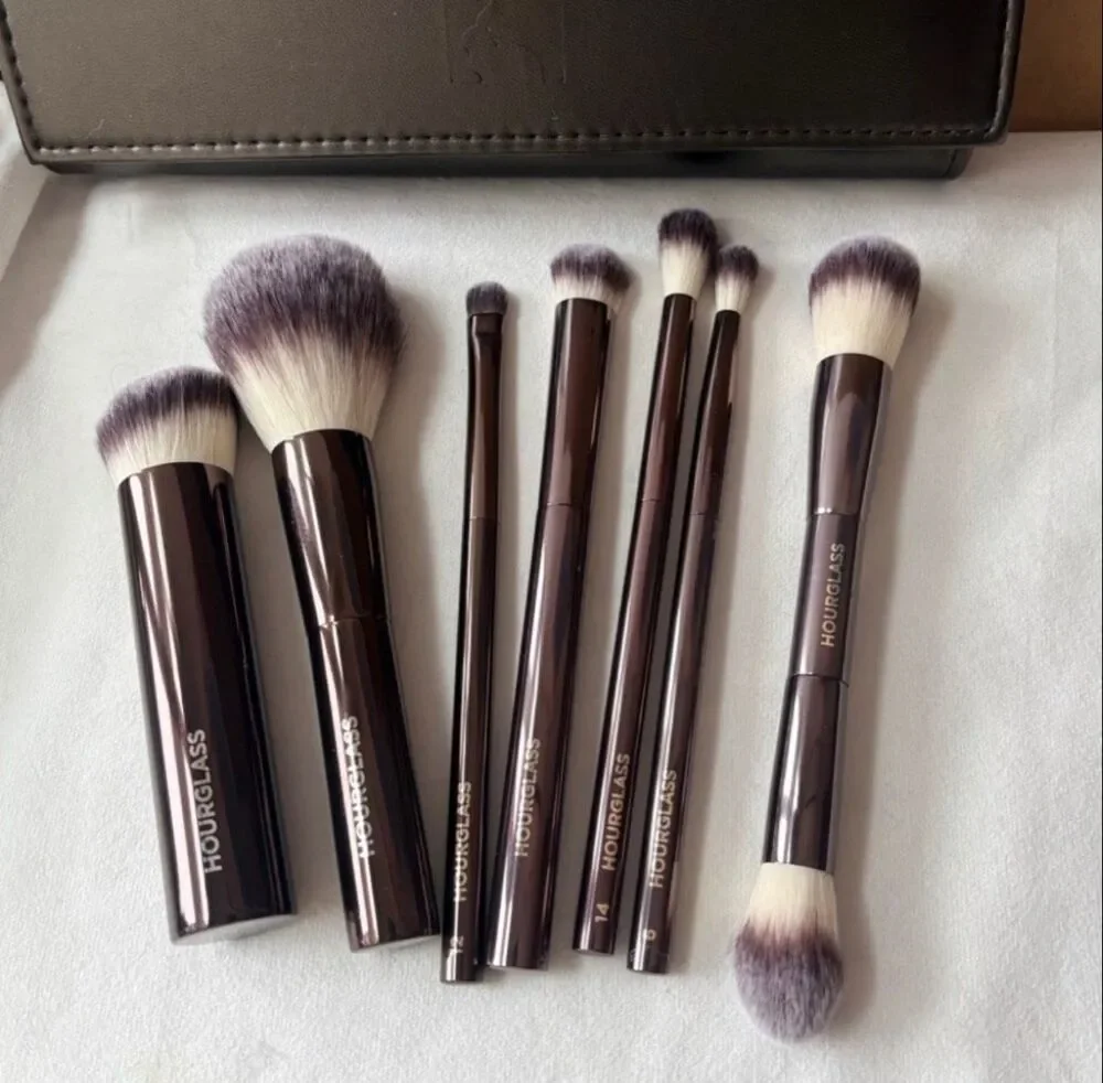 New Hourglass Professional Makeup Brush Set 7Pc With Case