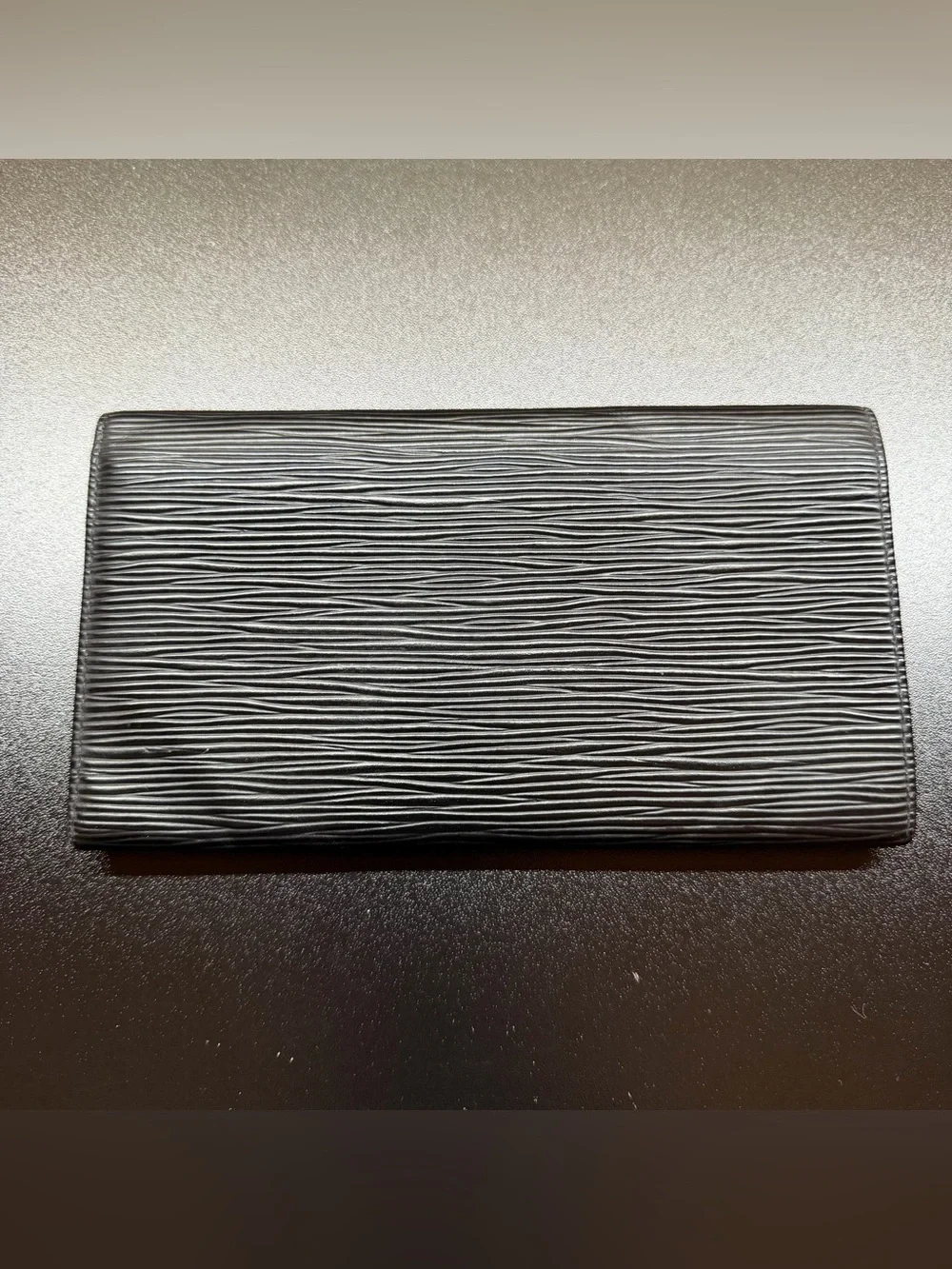 Louis Vuitton Black Epi Sarah Wallet