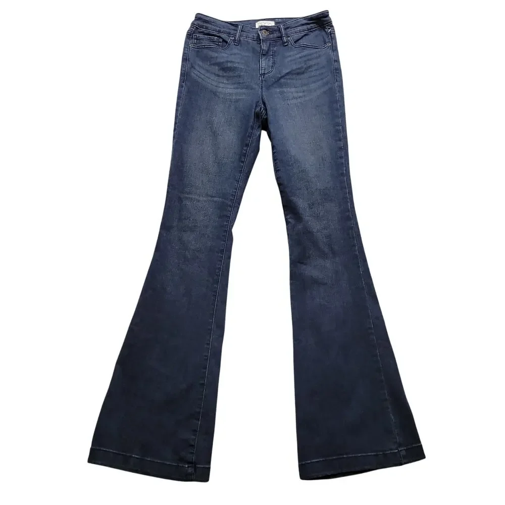 Sofia Jeans by Sofia Vergara Womens Size 4 Dark Wash Flare Stretch Jeans