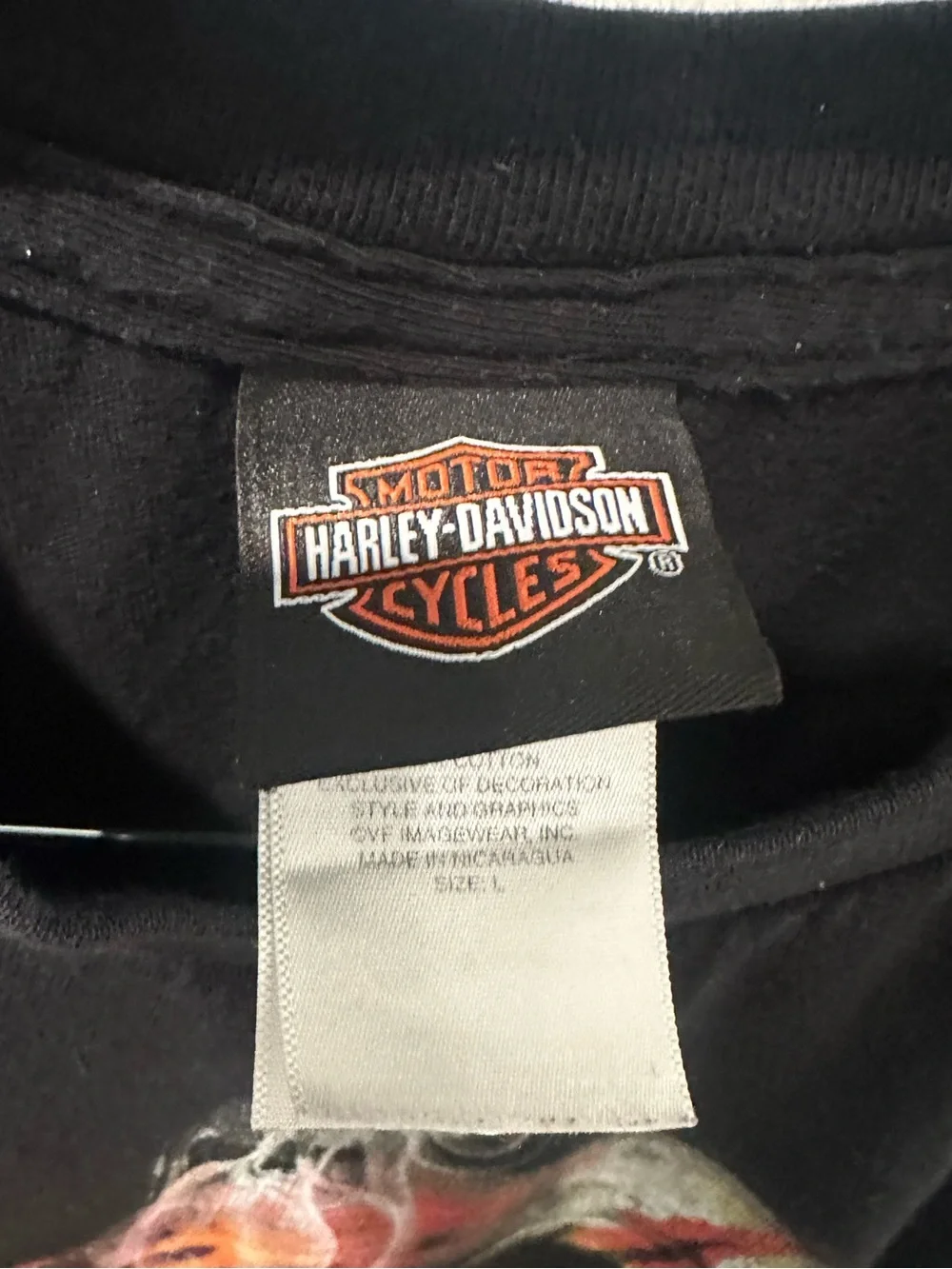 Harley-Davidson Men's Black Graphic Skull T-Shirt - Attitude Included
