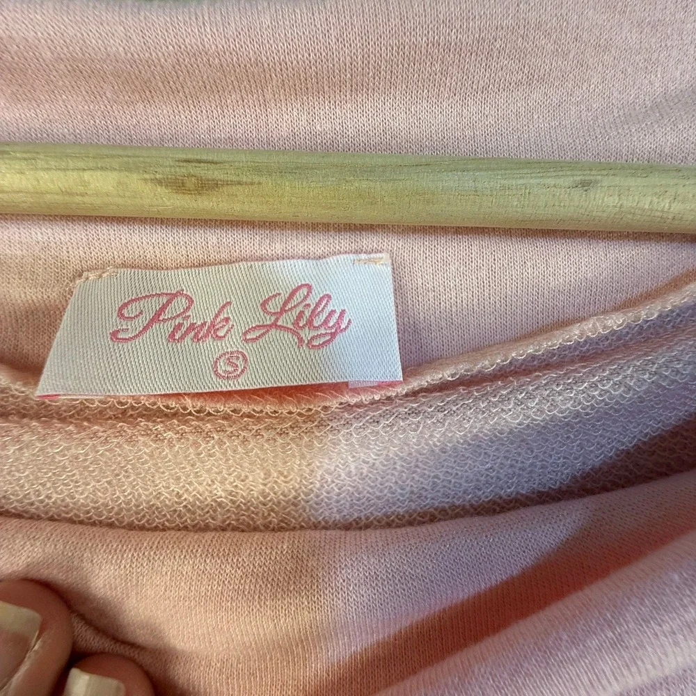 Pink Lily‎ Womens Short Sleeve Boat Neck Lounge Romper Pink Small T0628