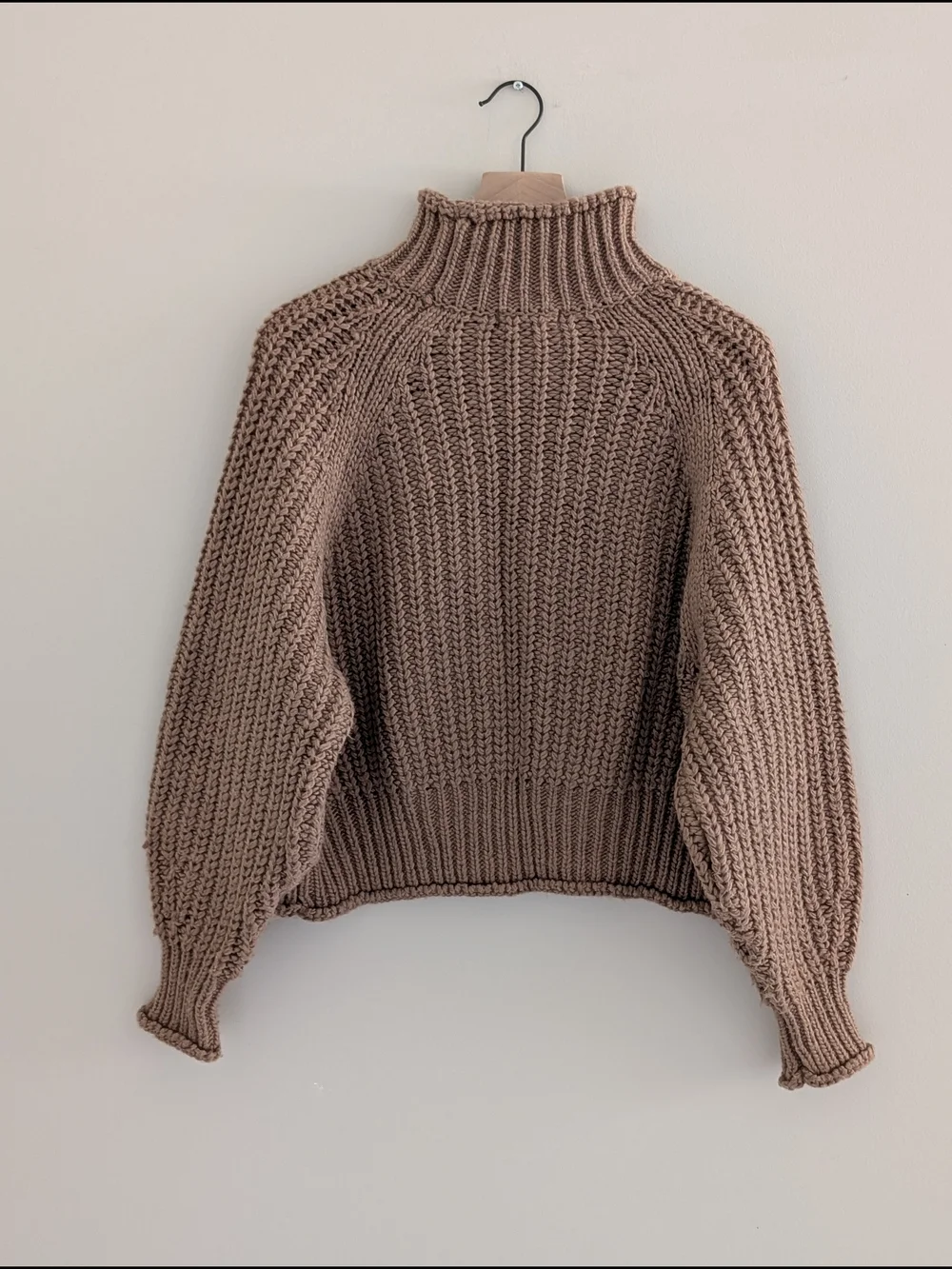 H&M Cozy Funnel Neck Chunky Knit Sweater