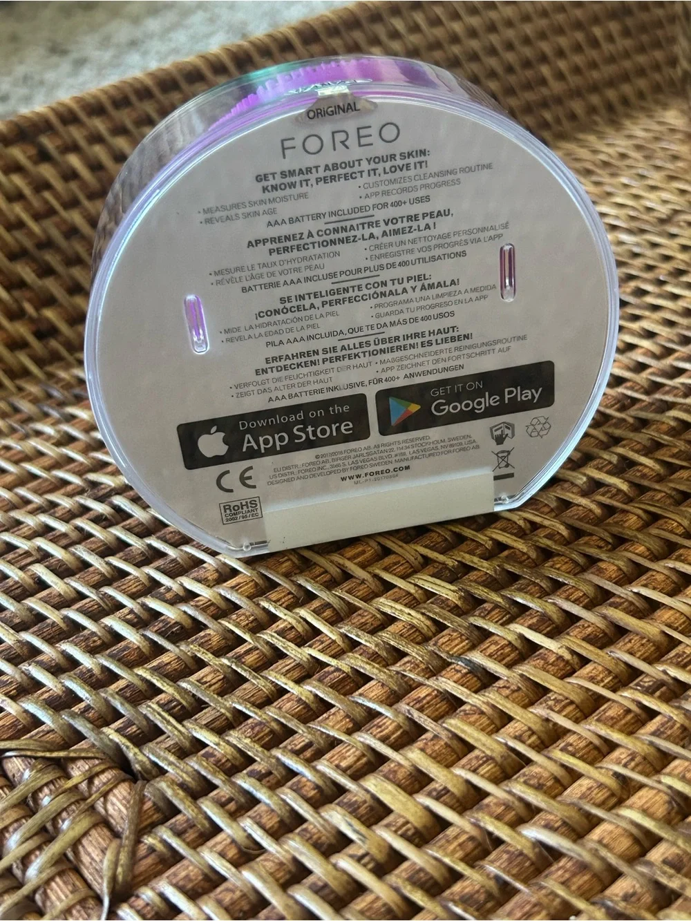 Foreo Luna Fofo Smart Facial Cleansing Brush Purple