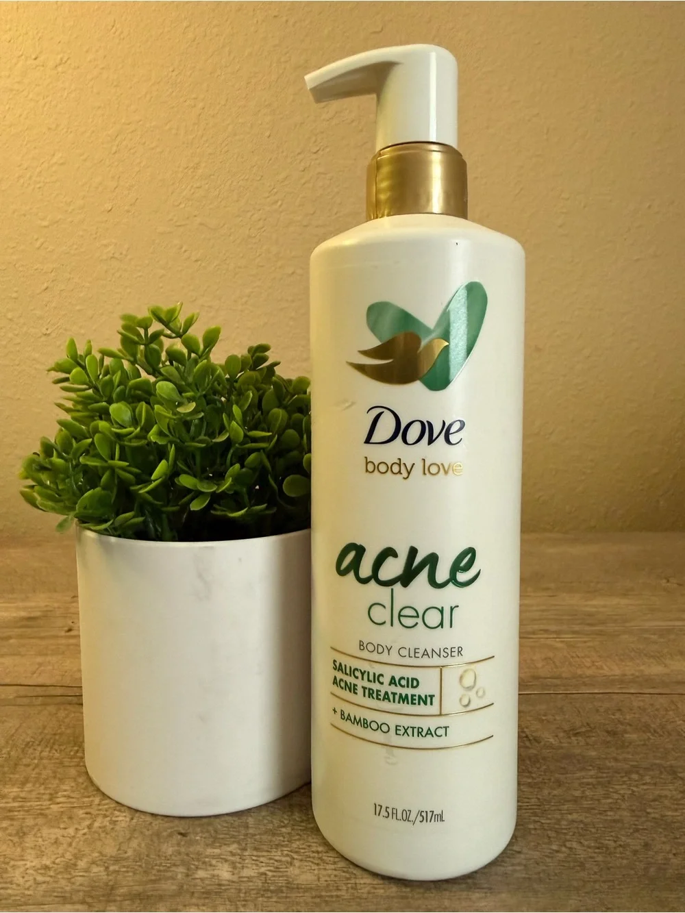 Dove Body Love Acne Clear Body Cleanser Salicylic Acid Acne Treatment