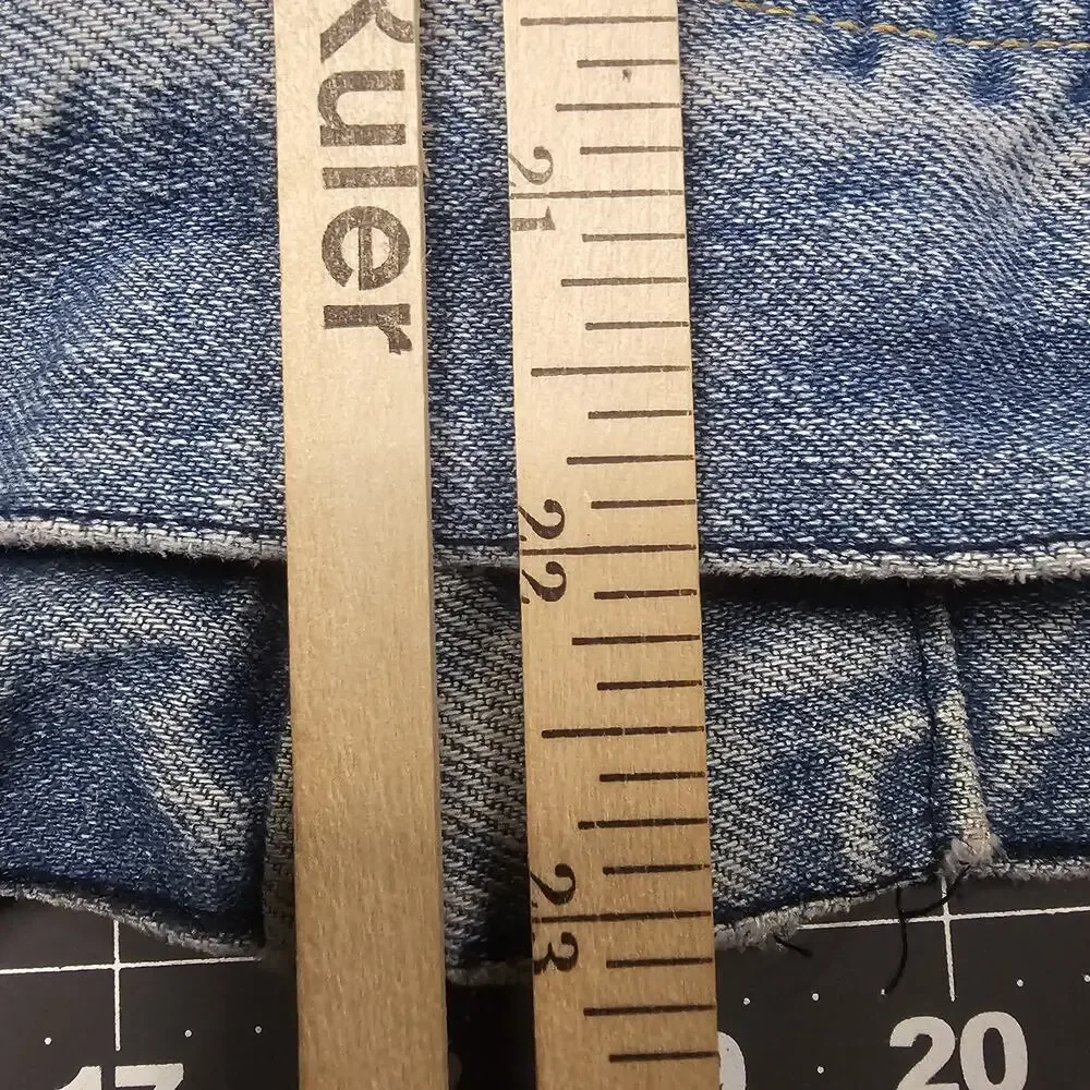 Vintage 80s Lee Riders Denim Jacket 42 Medium 101J Biker Trucker Jean Workwear