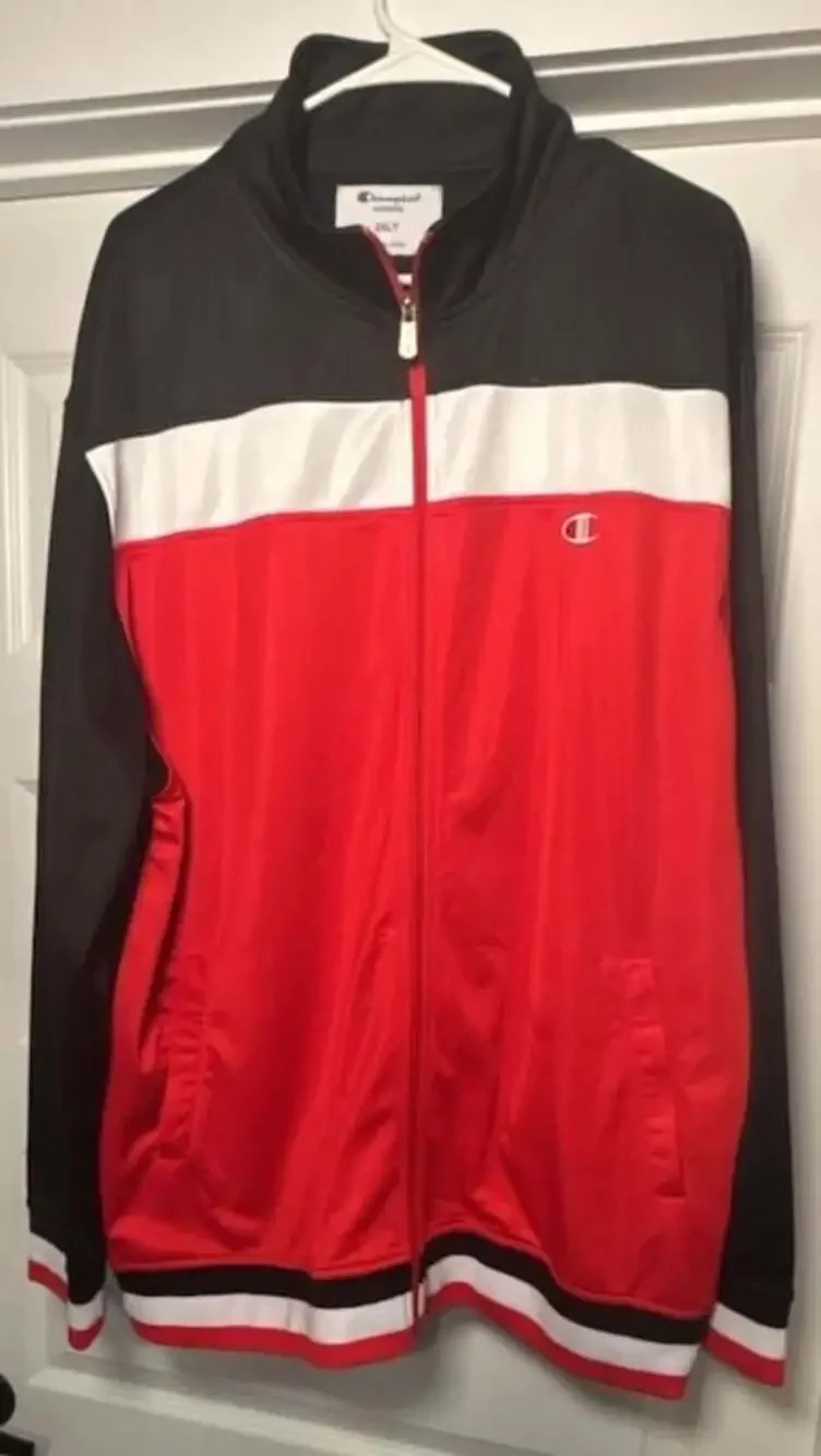 Champion Authentic Colorblock Tricot Full-Zip Track Jacket