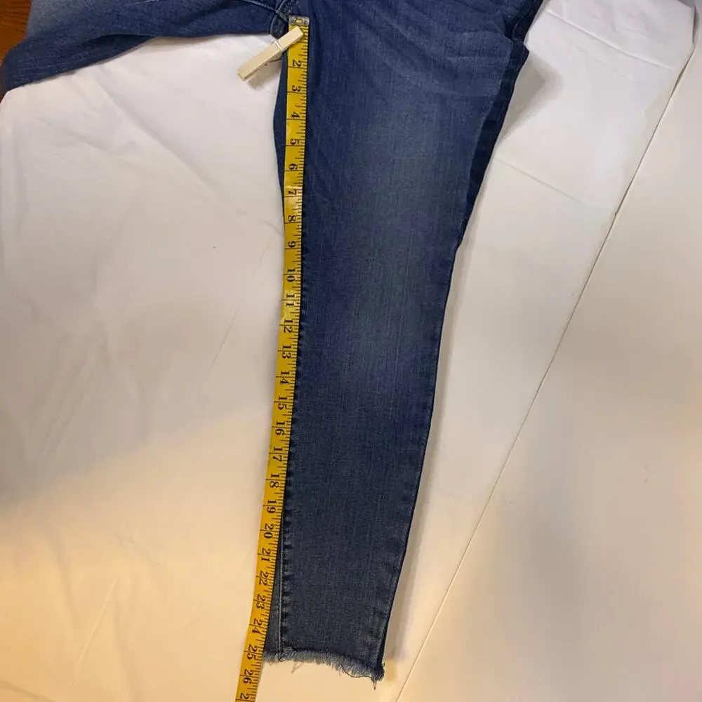 Kut From The Kloth Ankle Skinny Raw Hem Jeans 12P