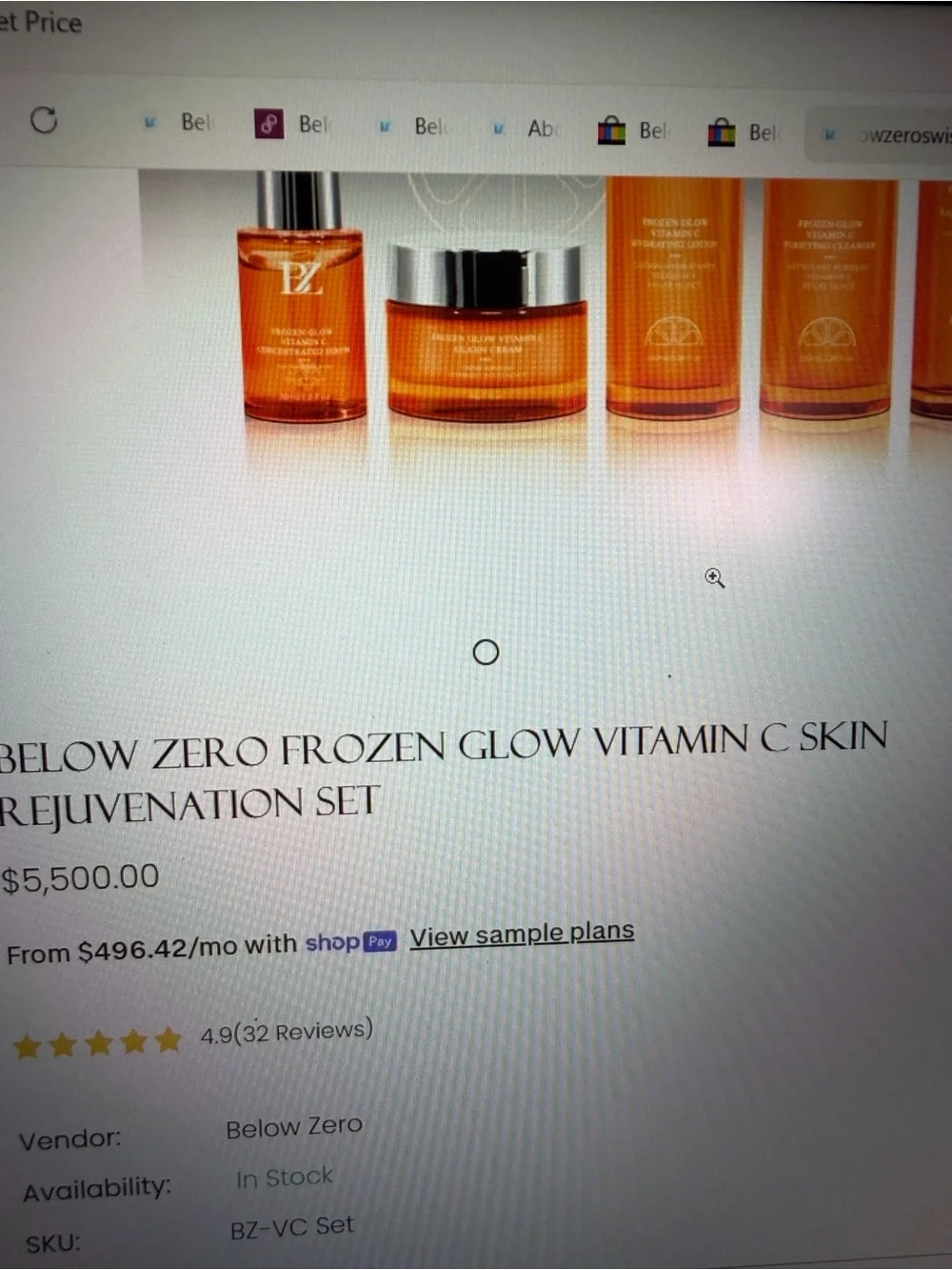 Vitamin C Kids Skin Care Set - Orange