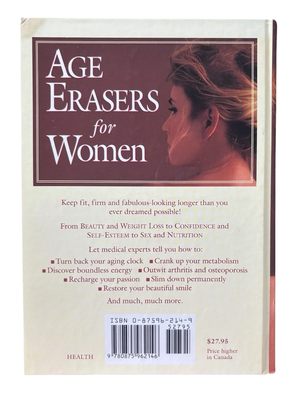 Age Erasers for Women Hardcover – Practical Health & Wellness Guide