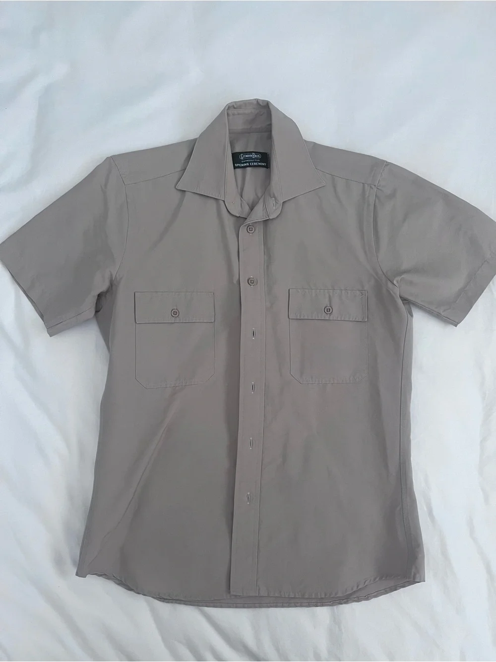Gitman Bros. x Opening Ceremony Collab Classic Short-Sleeve Men’s Work Shirt S