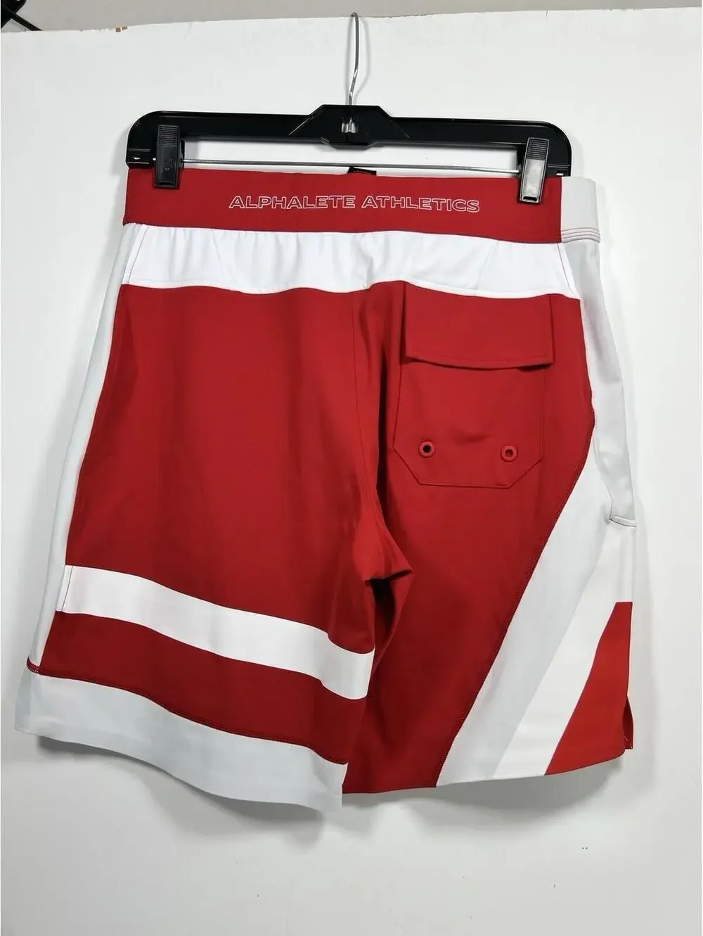 Alphalete Aztec Boardshorts Crimson Coin Slim Fit Sz 32 NWT Surf Swim