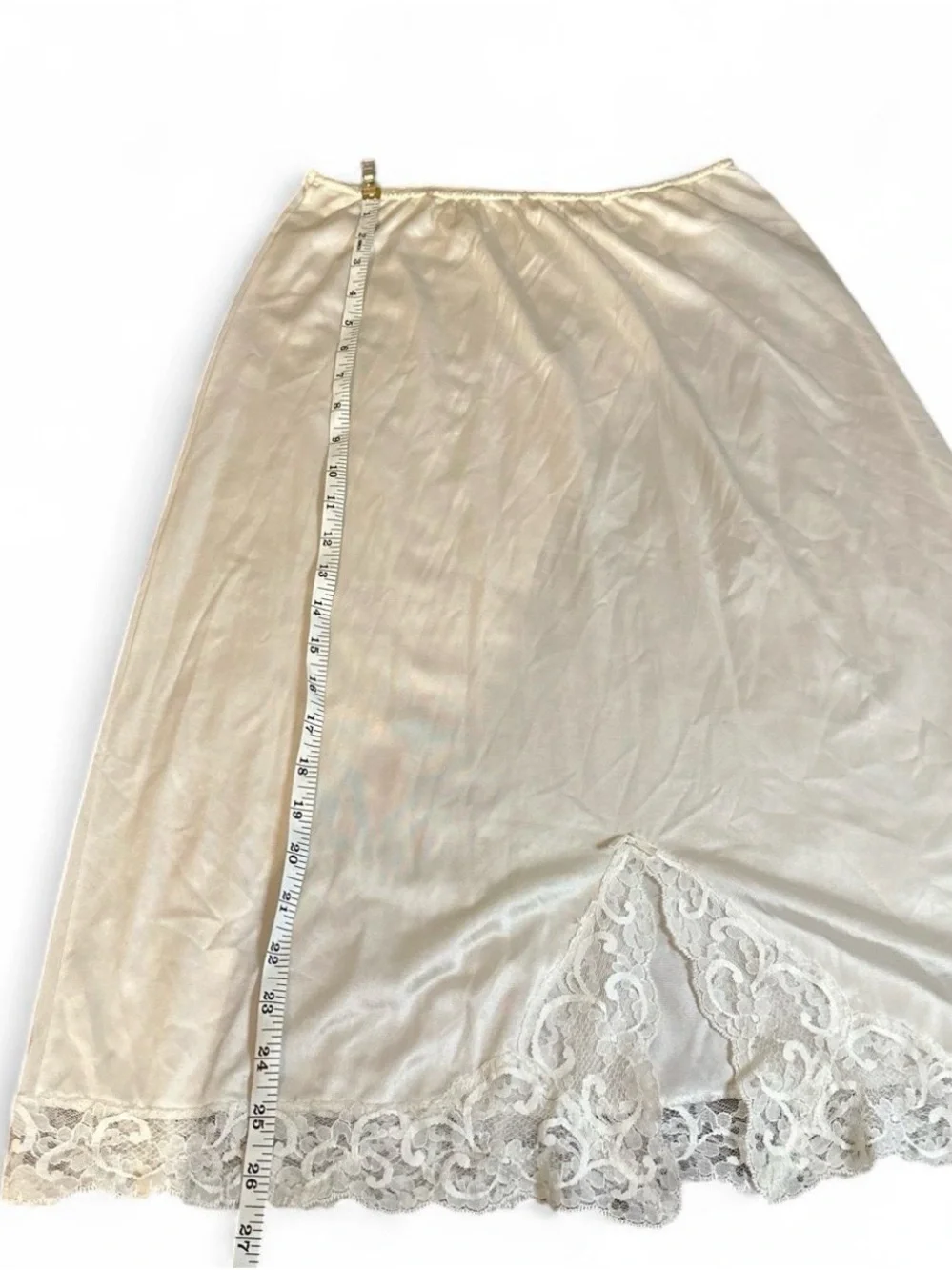 Vintage 70s/80s Nice ‘N Spicy White Slip Skirt