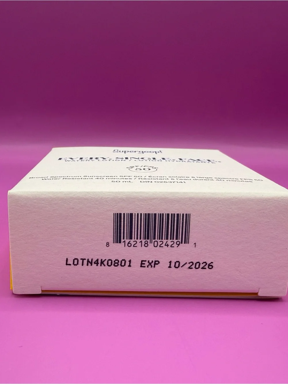 Supergoop! EVERY. SINGLE. FACE. Watery Lotion SPF 50 - White
