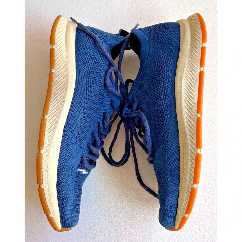 HYLO‎ Running Sneakers Womens 9.5 Mens 8 Blue Eco Lightweight Lace-Up Shoes Mesh