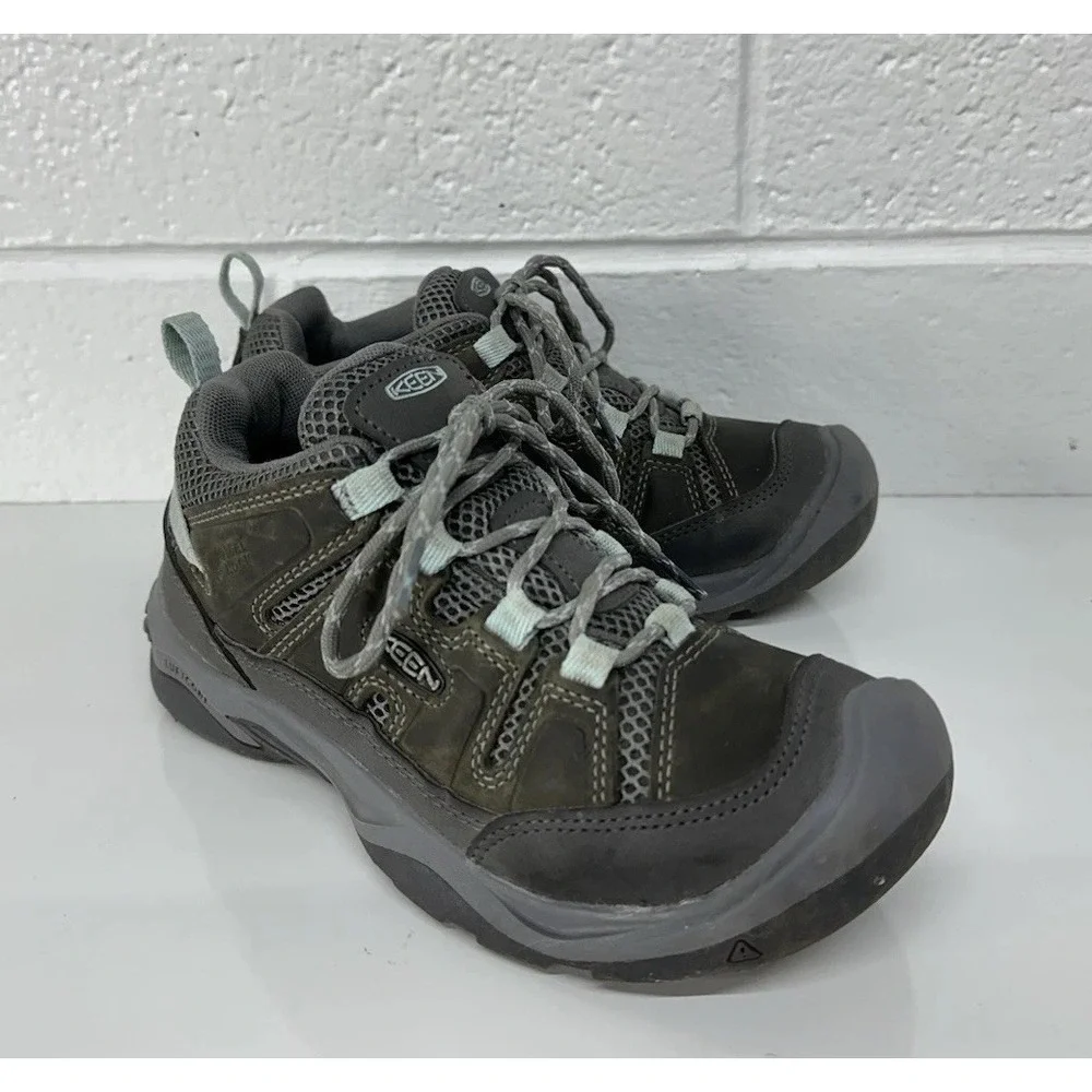 Keen Utility 1026776 Ladies Circadia Vent Hiking Shoes, Size 5, Steel Grey/Cloud