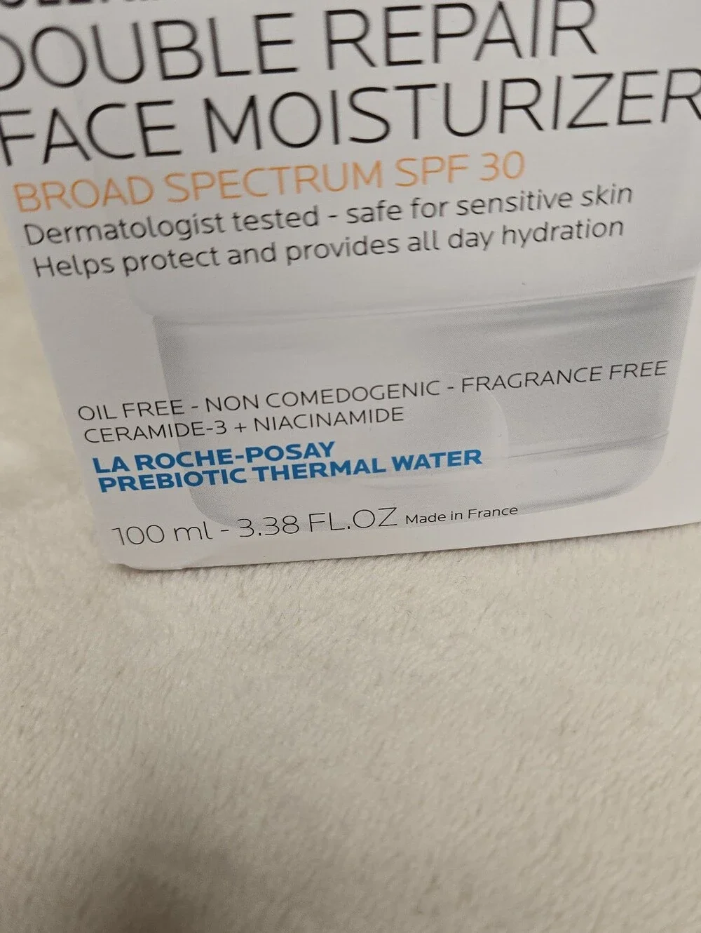 La Roche Posay Toleriane Double Repair Face Moisturizer UV Broad Spectrum SPF 30