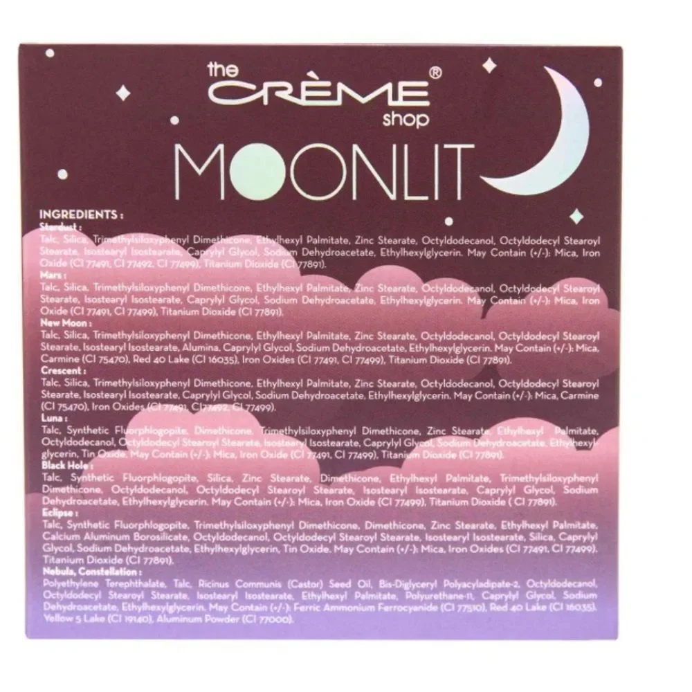The Crème Shop Moonlit 9-Color Ultra Pigmented‎ Palette
