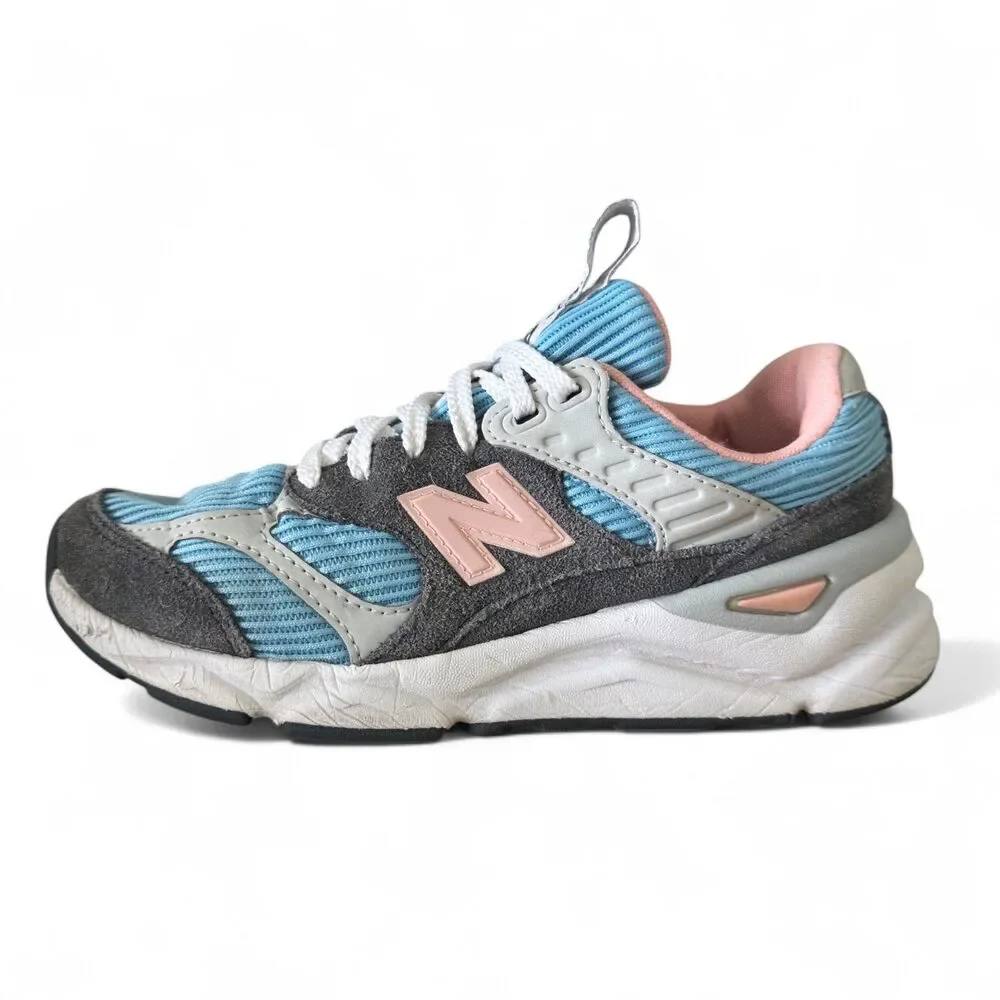 New Balance X-90 Reconstructed Summer Sky Sneakers Women's 7.5 Blue Pink