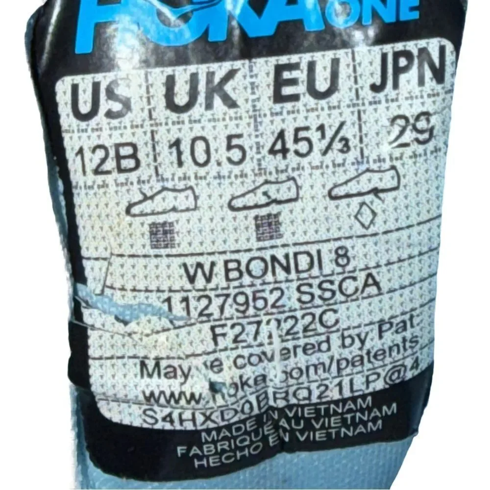 Hoka light blue