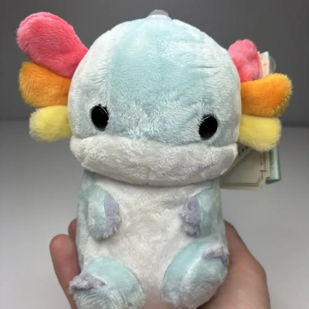 Bellzi Lotti Axolotl Plush Blue 6” Rainbow Pride Boxlunch Exclusive With Tags