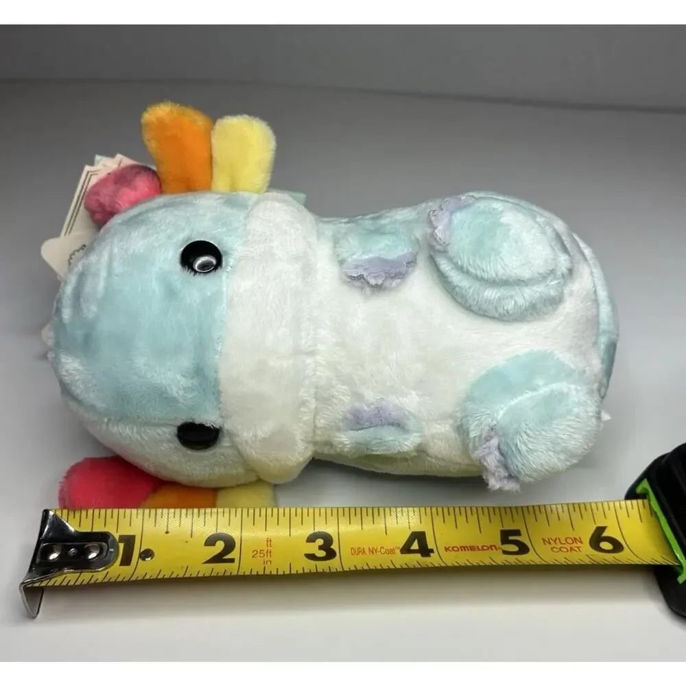 Bellzi Lotti Axolotl Plush Blue 6” Rainbow Pride Boxlunch Exclusive With Tags