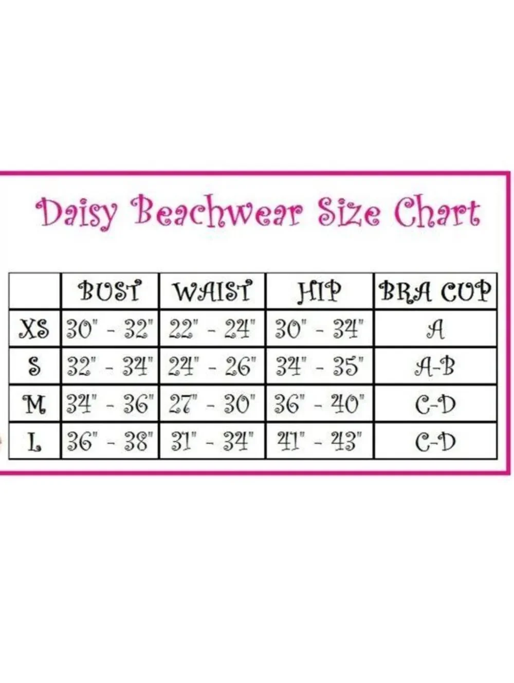 N/A daisy beachwear