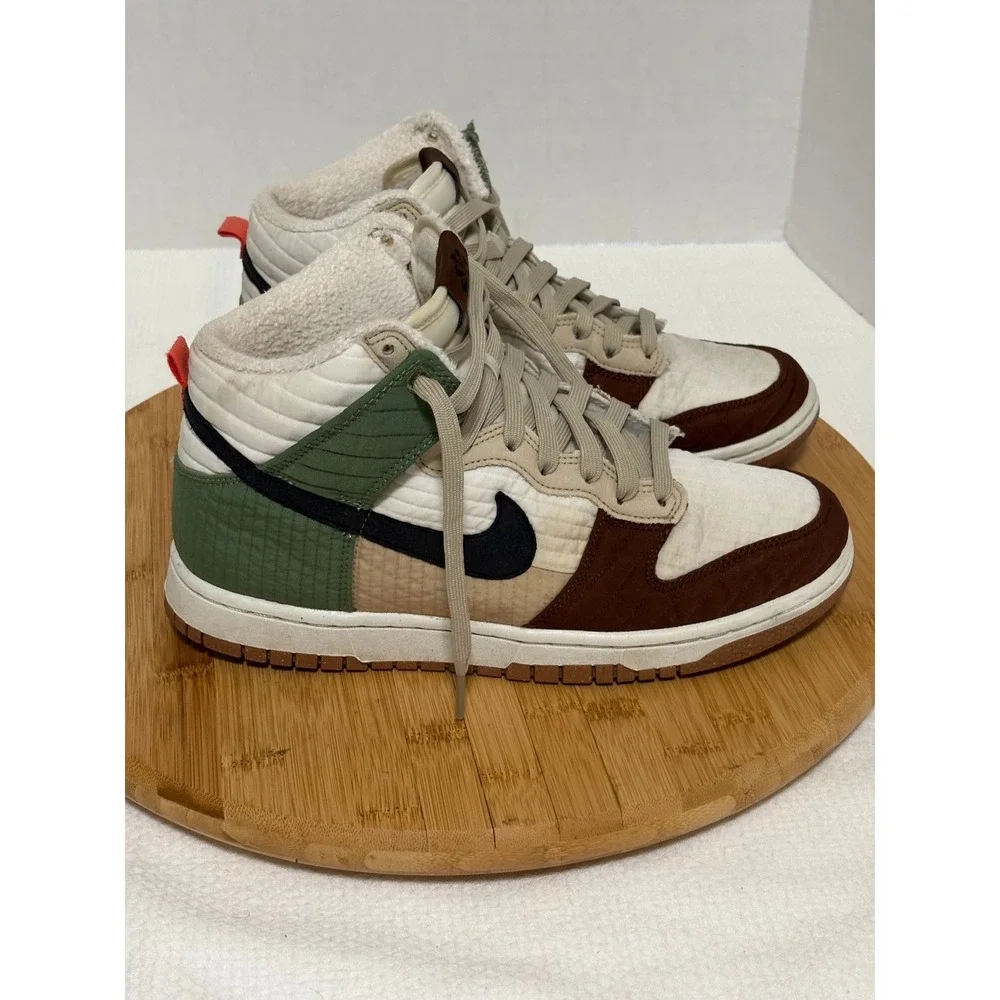 Nike Dunk High Toasty Rattan Brown Green White DN9909-100 Wmns 8.5 Sneaker
