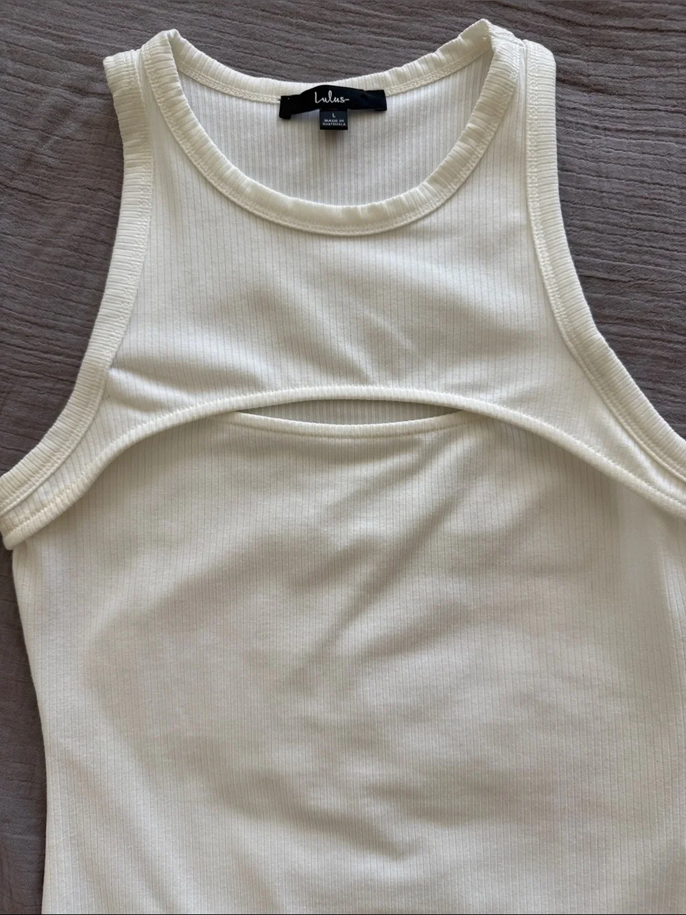 Lulus ribbed tank