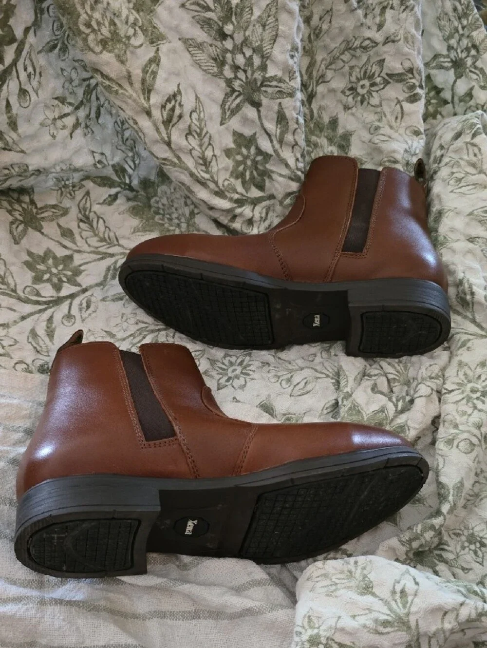 Women’s Tan 7.5 Xena Ankle Boots - Smooth Pull-On Booties