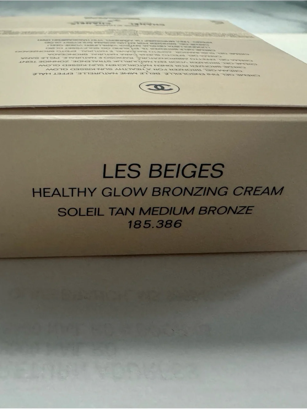 CHANEL cream bronzing