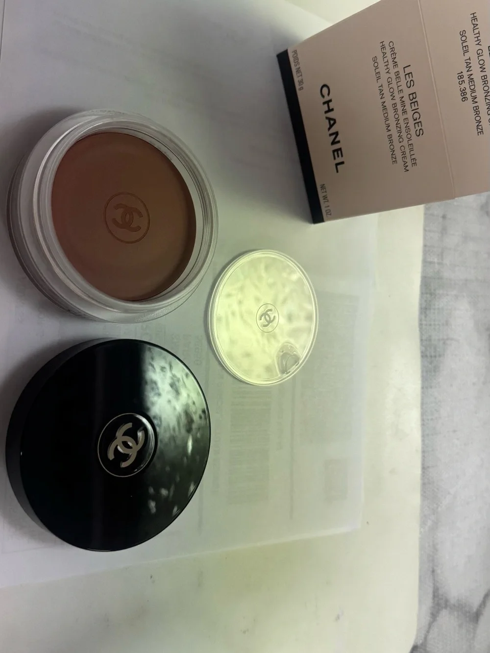 CHANEL cream bronzing