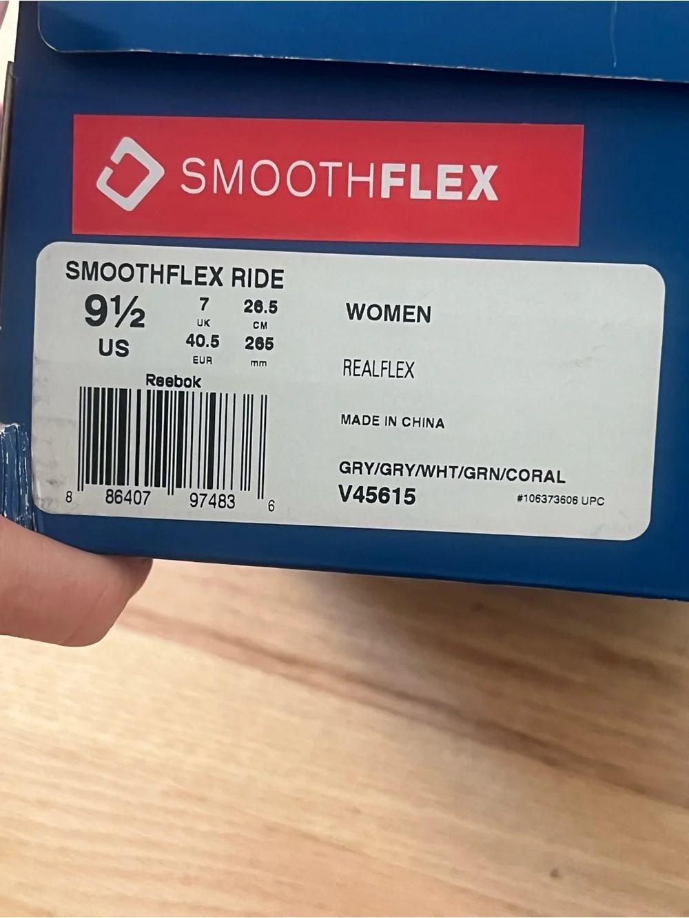 Reebok new box