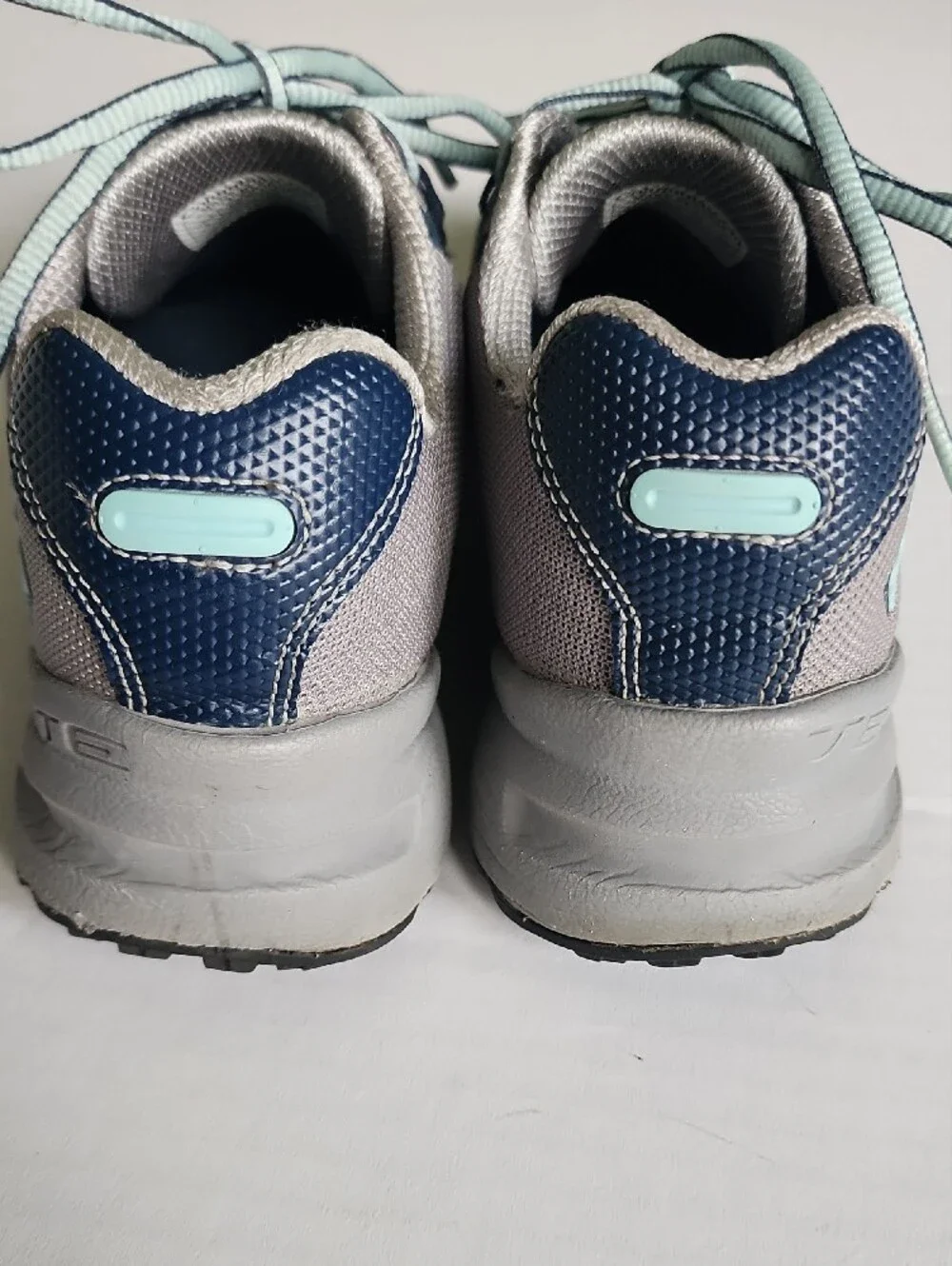 Columbia Women's Blue and Light Gray Trail Techlite Outdry Sneakers