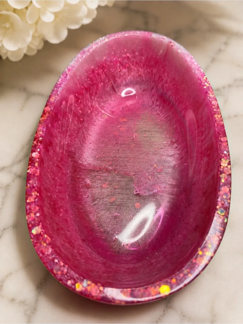 Handmade bright pink