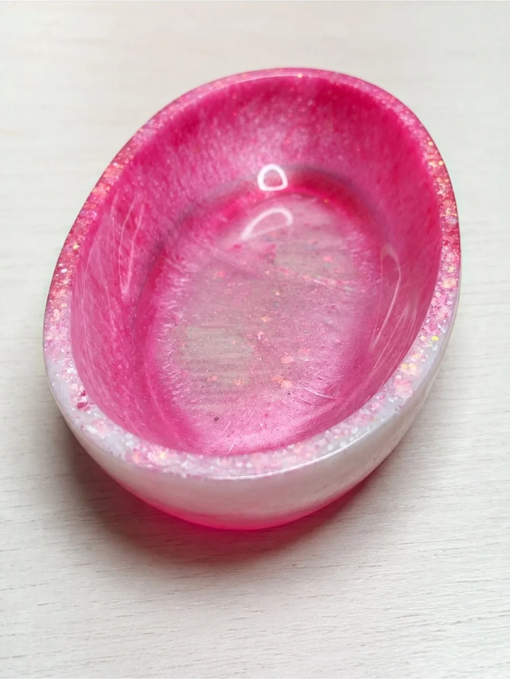 Handmade bright pink